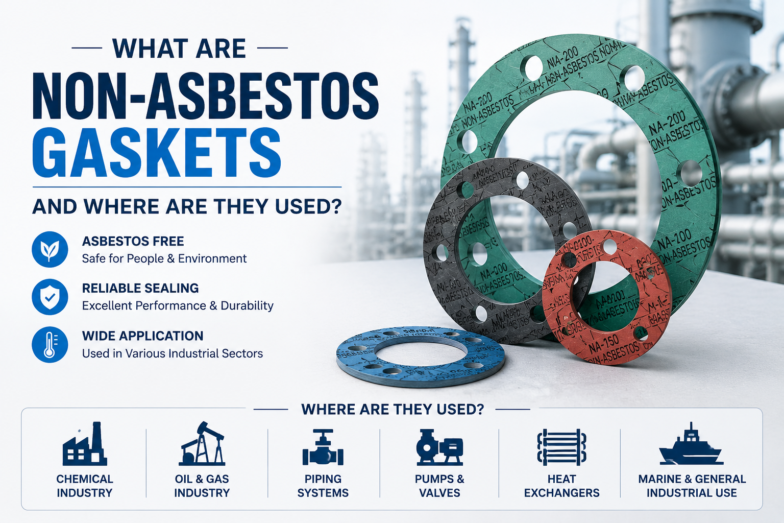 What Are Non-Asbestos Gaskets and Where Are They Used?
